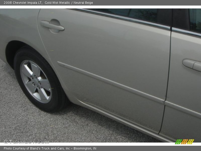 Gold Mist Metallic / Neutral Beige 2008 Chevrolet Impala LT
