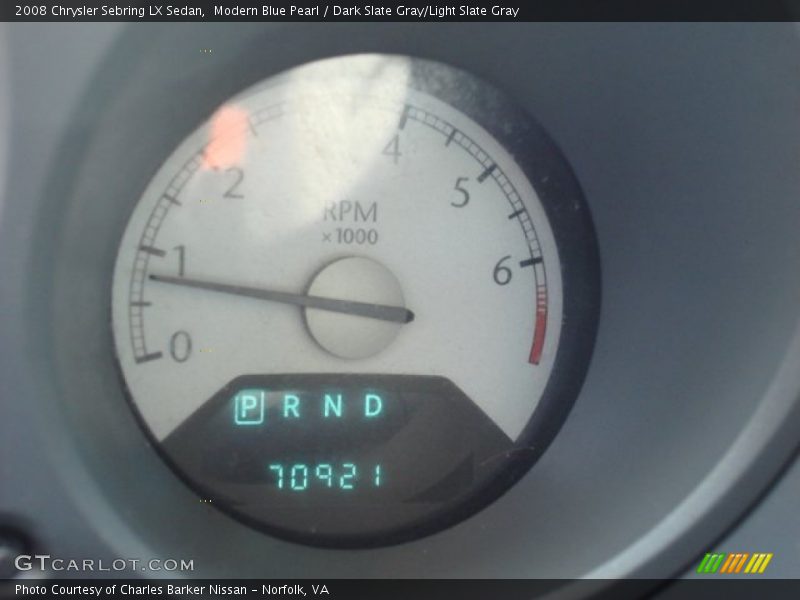 Modern Blue Pearl / Dark Slate Gray/Light Slate Gray 2008 Chrysler Sebring LX Sedan