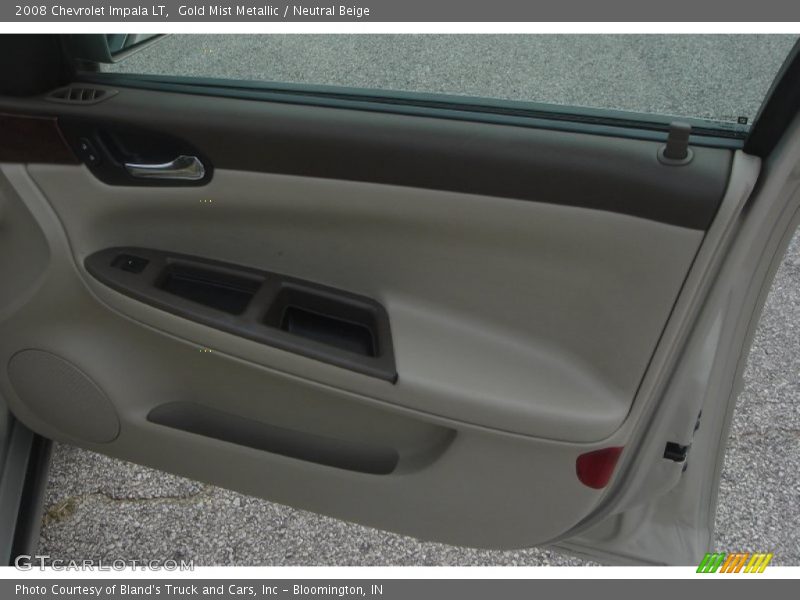 Gold Mist Metallic / Neutral Beige 2008 Chevrolet Impala LT