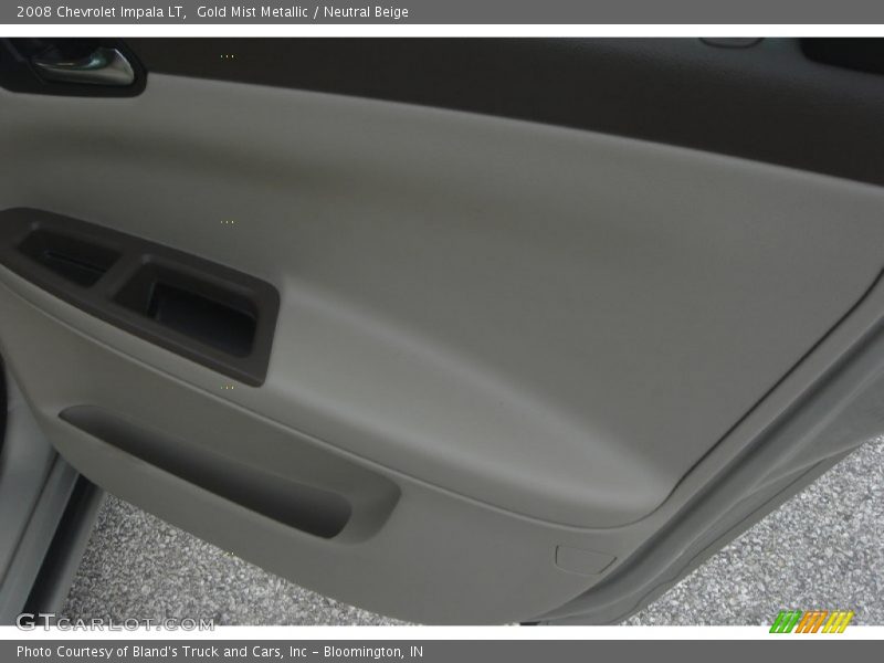 Gold Mist Metallic / Neutral Beige 2008 Chevrolet Impala LT