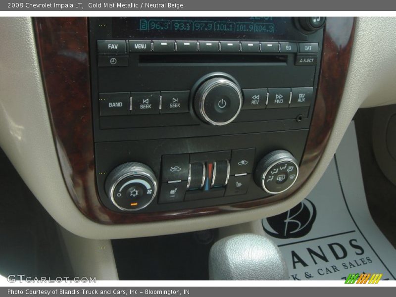 Gold Mist Metallic / Neutral Beige 2008 Chevrolet Impala LT
