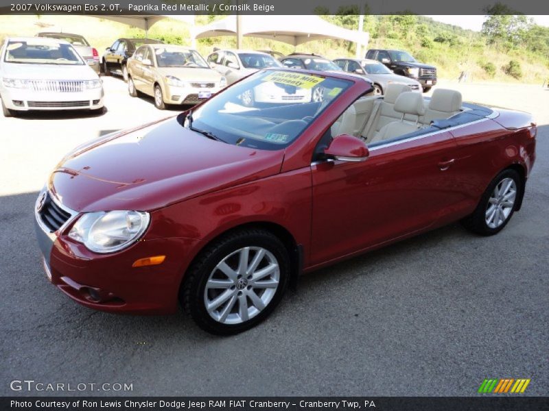 Paprika Red Metallic / Cornsilk Beige 2007 Volkswagen Eos 2.0T