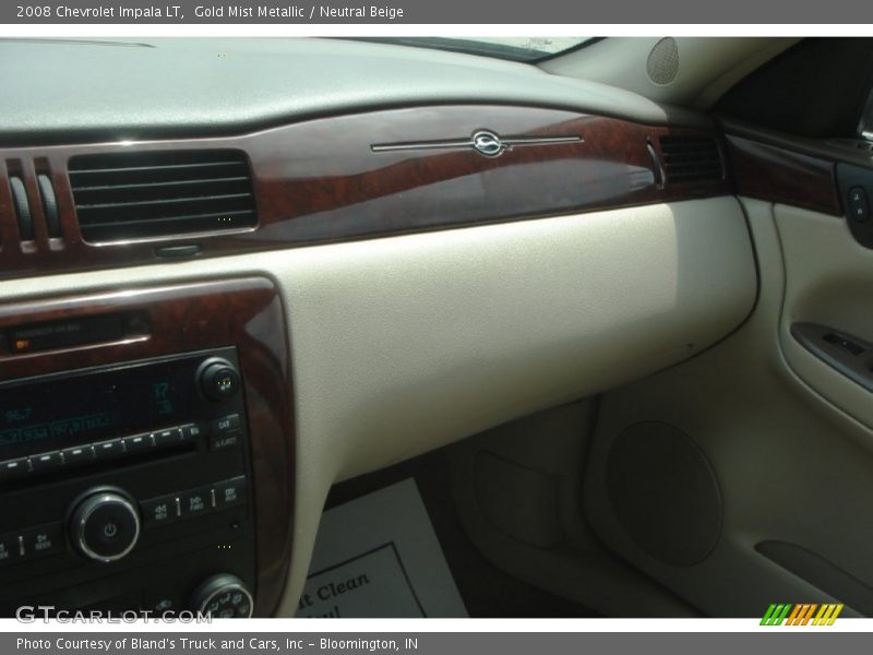 Gold Mist Metallic / Neutral Beige 2008 Chevrolet Impala LT