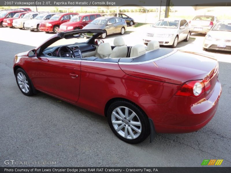 Paprika Red Metallic / Cornsilk Beige 2007 Volkswagen Eos 2.0T