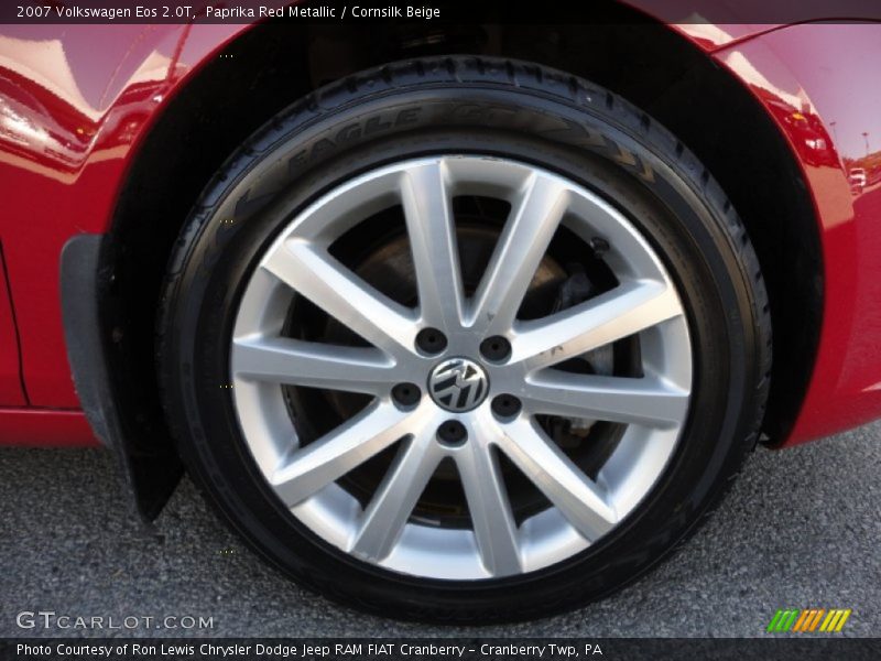 Paprika Red Metallic / Cornsilk Beige 2007 Volkswagen Eos 2.0T