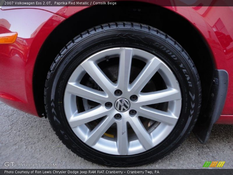 Paprika Red Metallic / Cornsilk Beige 2007 Volkswagen Eos 2.0T