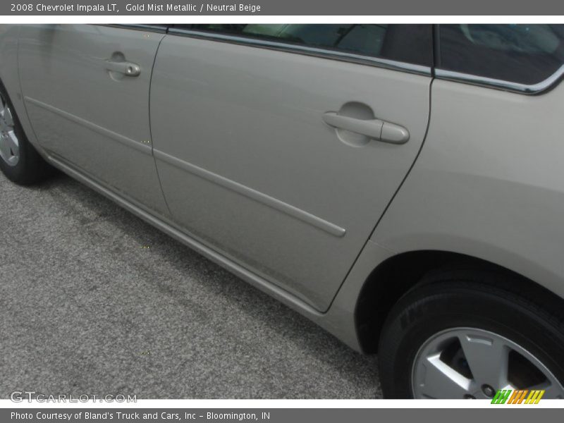 Gold Mist Metallic / Neutral Beige 2008 Chevrolet Impala LT