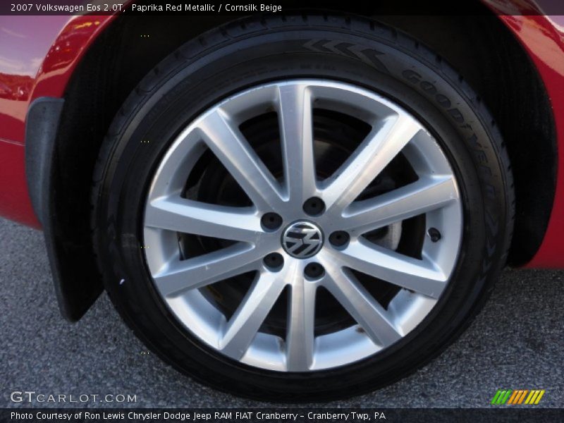 Paprika Red Metallic / Cornsilk Beige 2007 Volkswagen Eos 2.0T