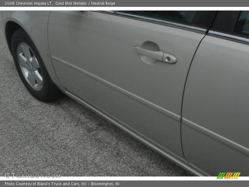 Gold Mist Metallic / Neutral Beige 2008 Chevrolet Impala LT