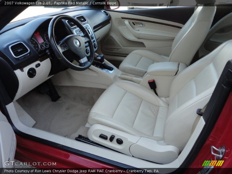 Paprika Red Metallic / Cornsilk Beige 2007 Volkswagen Eos 2.0T