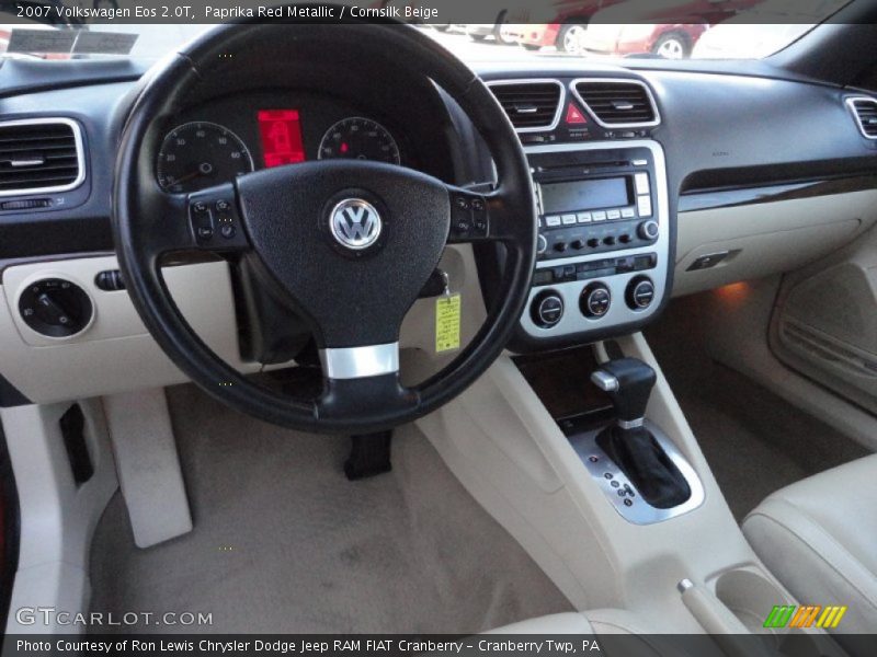 Paprika Red Metallic / Cornsilk Beige 2007 Volkswagen Eos 2.0T