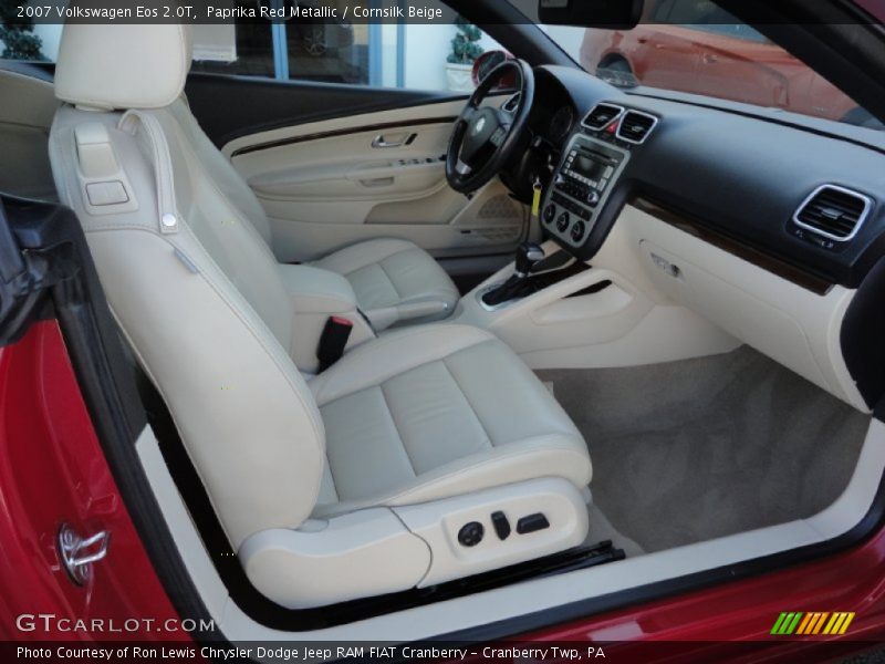 Paprika Red Metallic / Cornsilk Beige 2007 Volkswagen Eos 2.0T