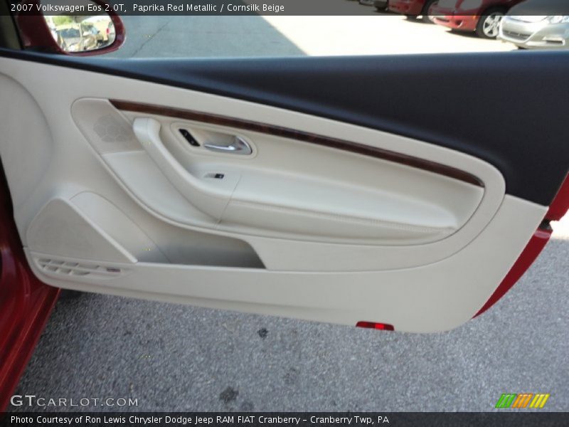 Paprika Red Metallic / Cornsilk Beige 2007 Volkswagen Eos 2.0T