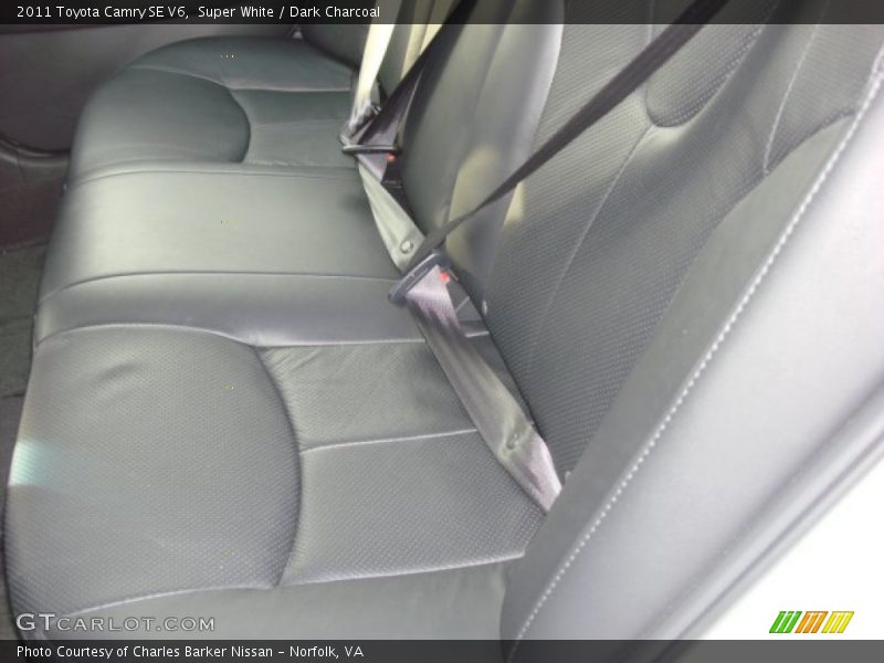 Super White / Dark Charcoal 2011 Toyota Camry SE V6