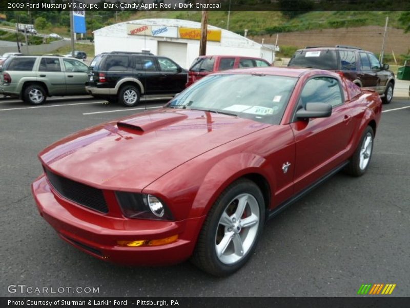 Dark Candy Apple Red / Dark Charcoal 2009 Ford Mustang V6 Coupe