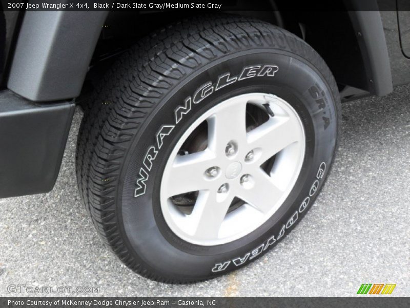 Black / Dark Slate Gray/Medium Slate Gray 2007 Jeep Wrangler X 4x4