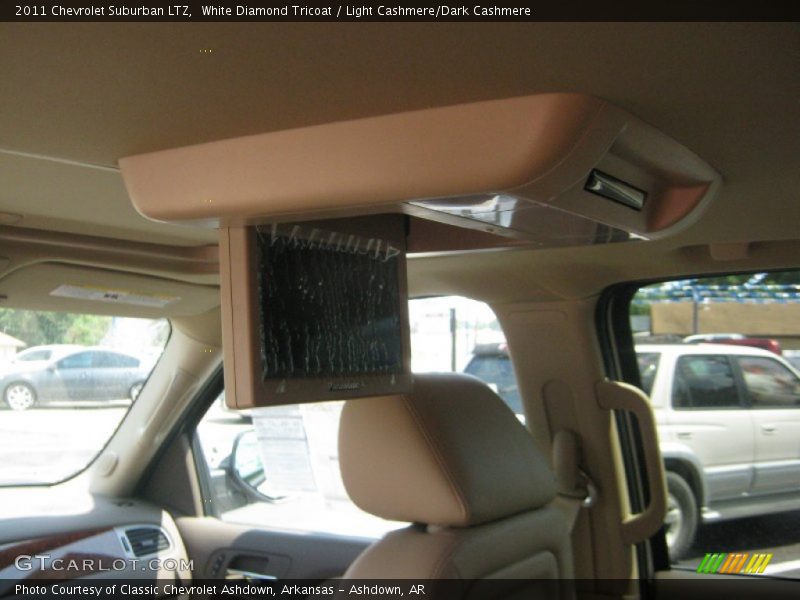 White Diamond Tricoat / Light Cashmere/Dark Cashmere 2011 Chevrolet Suburban LTZ