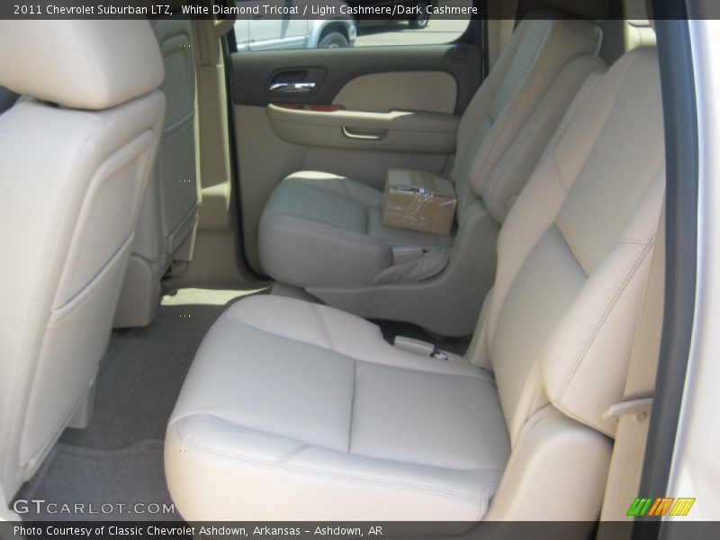 White Diamond Tricoat / Light Cashmere/Dark Cashmere 2011 Chevrolet Suburban LTZ
