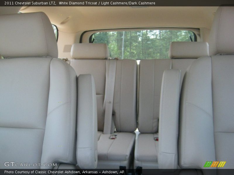 White Diamond Tricoat / Light Cashmere/Dark Cashmere 2011 Chevrolet Suburban LTZ