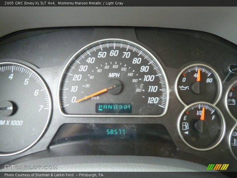 Monterey Maroon Metallic / Light Gray 2005 GMC Envoy XL SLT 4x4