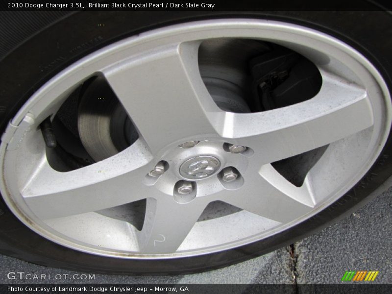 Brilliant Black Crystal Pearl / Dark Slate Gray 2010 Dodge Charger 3.5L