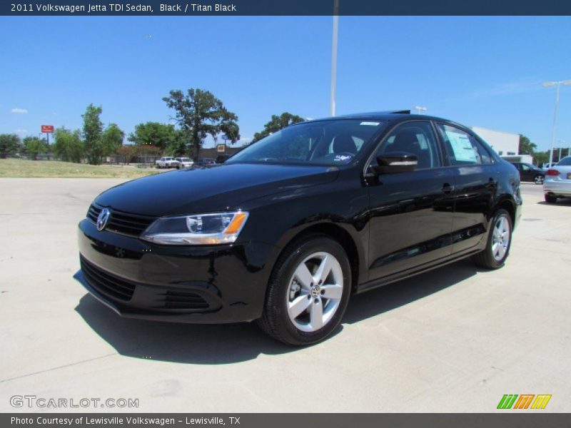 Black / Titan Black 2011 Volkswagen Jetta TDI Sedan