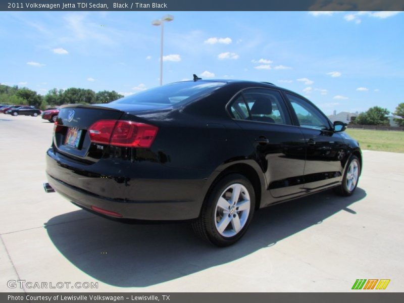 Black / Titan Black 2011 Volkswagen Jetta TDI Sedan