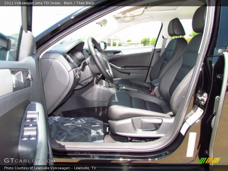 Black / Titan Black 2011 Volkswagen Jetta TDI Sedan