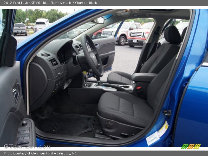  2012 Fusion SE V6 Charcoal Black Interior