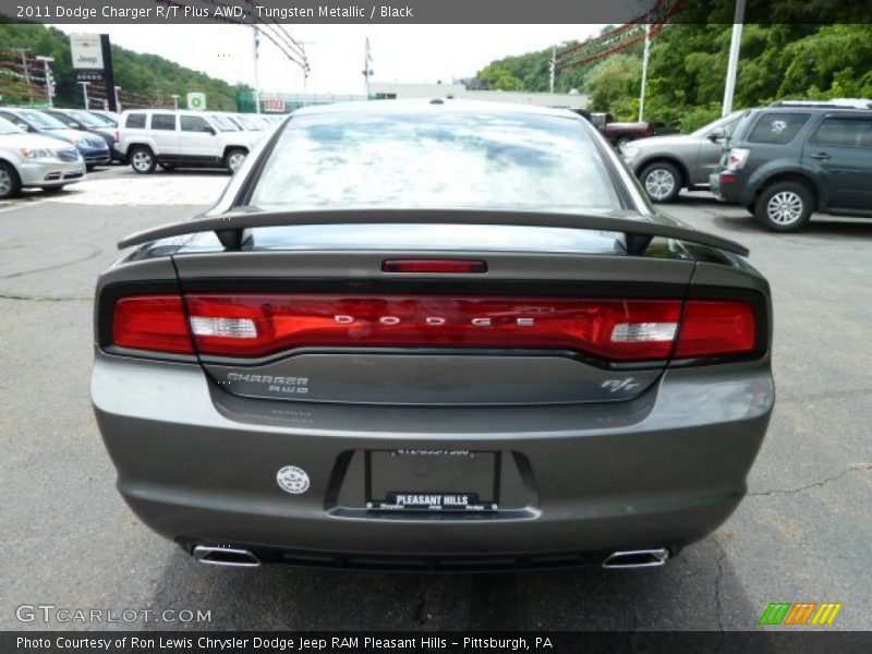 Tungsten Metallic / Black 2011 Dodge Charger R/T Plus AWD