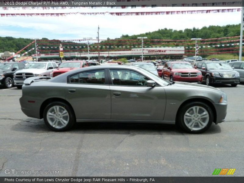 Tungsten Metallic / Black 2011 Dodge Charger R/T Plus AWD