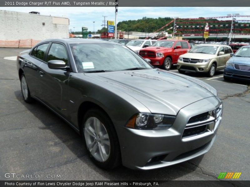 Tungsten Metallic / Black 2011 Dodge Charger R/T Plus AWD