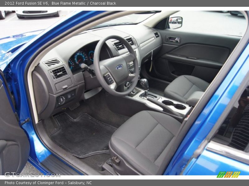  2012 Fusion SE V6 Charcoal Black Interior