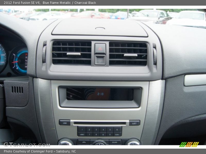 Blue Flame Metallic / Charcoal Black 2012 Ford Fusion SE V6