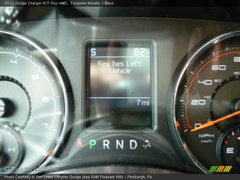 Tungsten Metallic / Black 2011 Dodge Charger R/T Plus AWD