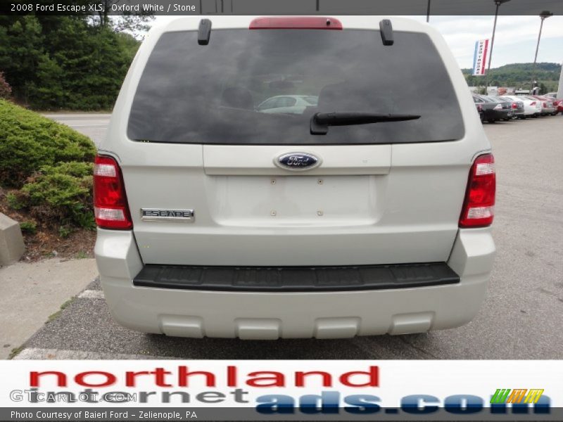 Oxford White / Stone 2008 Ford Escape XLS