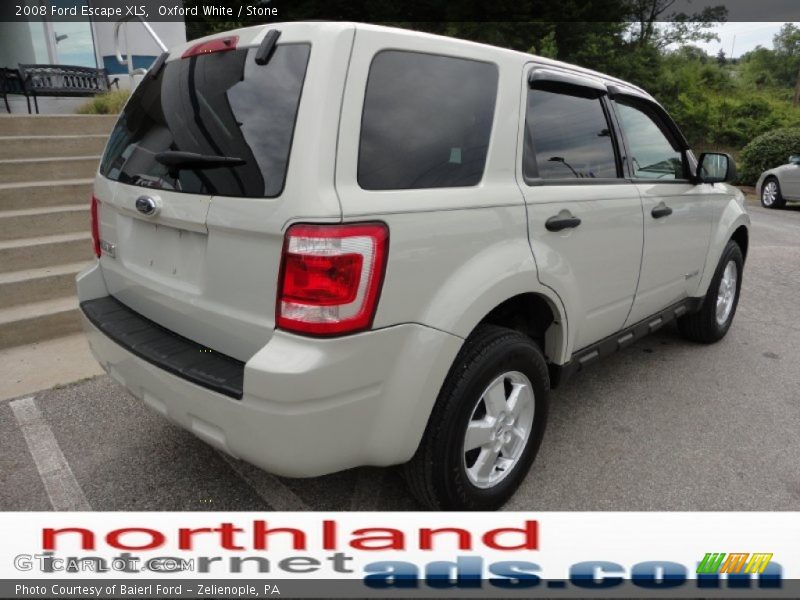 Oxford White / Stone 2008 Ford Escape XLS