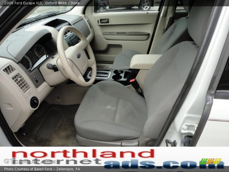 Oxford White / Stone 2008 Ford Escape XLS