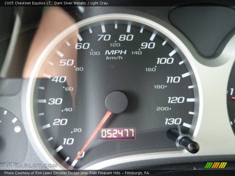 Dark Silver Metallic / Light Gray 2005 Chevrolet Equinox LT