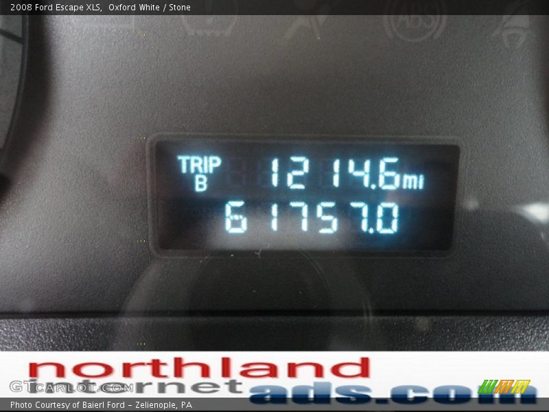 Oxford White / Stone 2008 Ford Escape XLS
