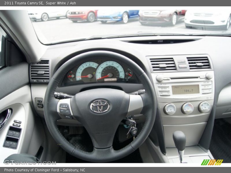 Super White / Ash 2011 Toyota Camry SE