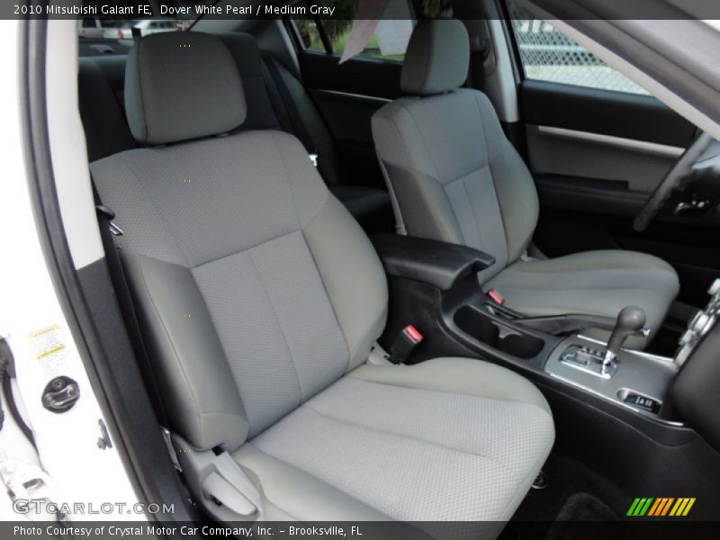 Dover White Pearl / Medium Gray 2010 Mitsubishi Galant FE