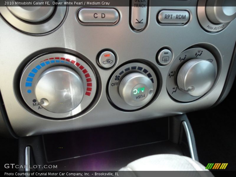 Dover White Pearl / Medium Gray 2010 Mitsubishi Galant FE