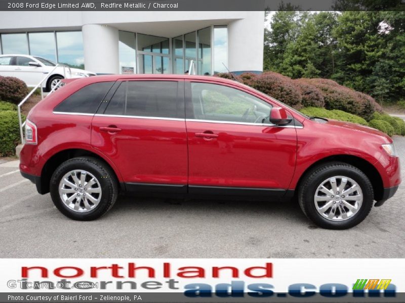Redfire Metallic / Charcoal 2008 Ford Edge Limited AWD