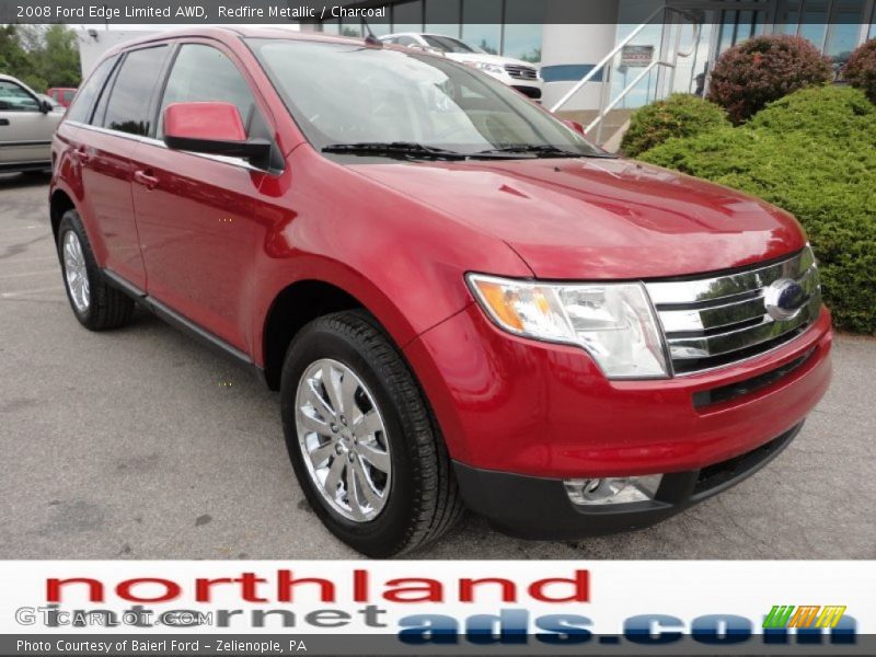 Redfire Metallic / Charcoal 2008 Ford Edge Limited AWD