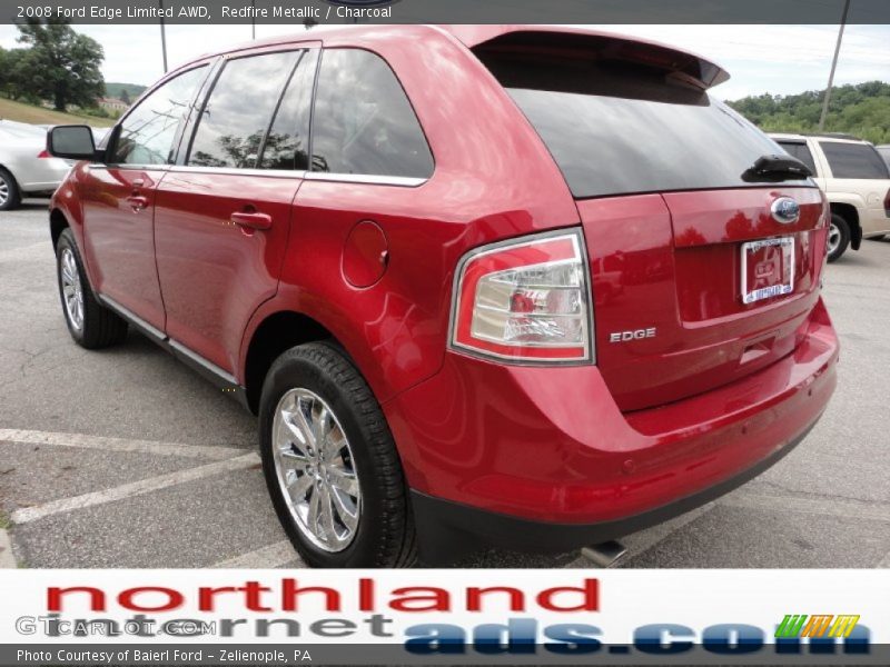 Redfire Metallic / Charcoal 2008 Ford Edge Limited AWD