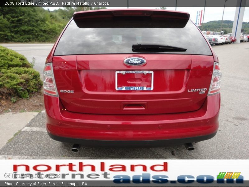 Redfire Metallic / Charcoal 2008 Ford Edge Limited AWD