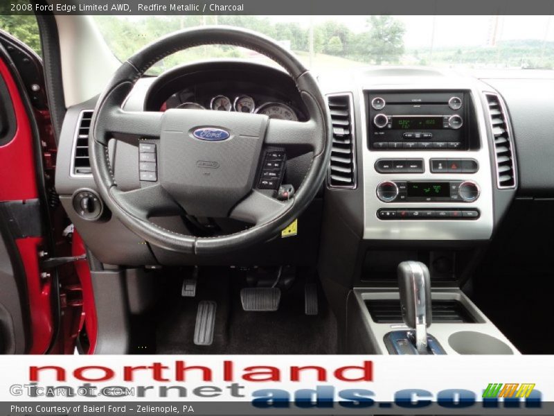 Redfire Metallic / Charcoal 2008 Ford Edge Limited AWD