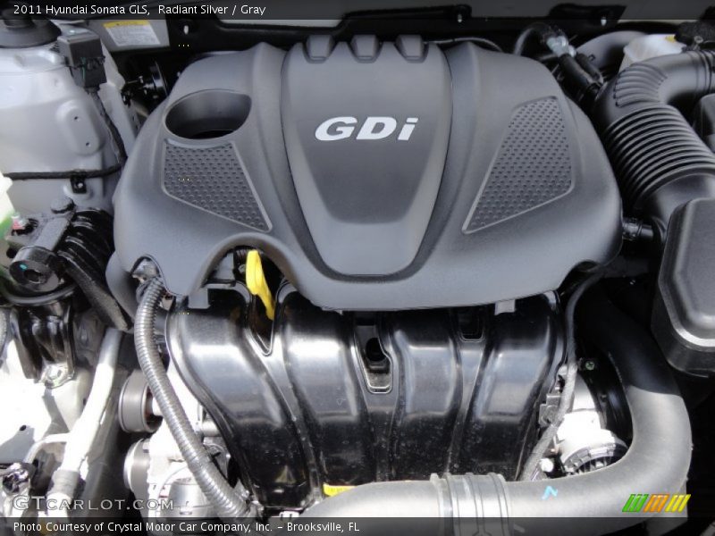 Radiant Silver / Gray 2011 Hyundai Sonata GLS