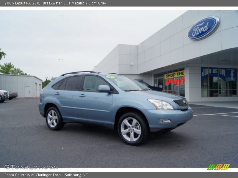 Breakwater Blue Metallic / Light Gray 2006 Lexus RX 330